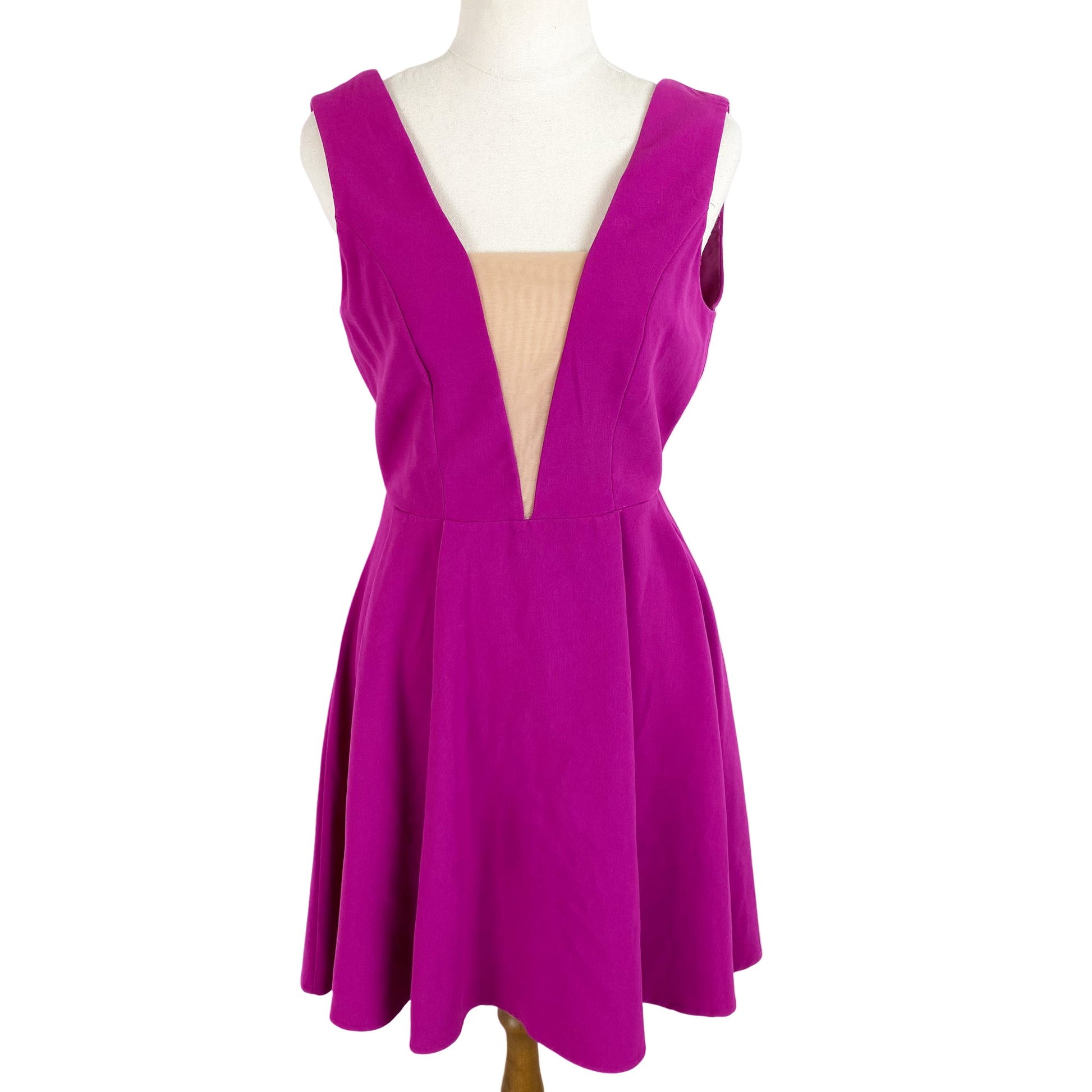 Asos purple sleeveless dress | size 10