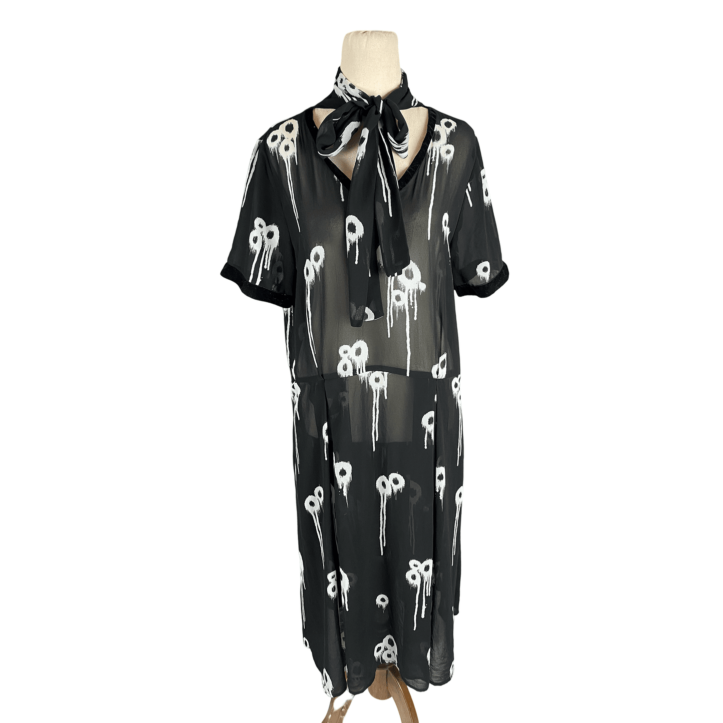 Trelise Cooper Austin Flower sheer dress | size 10-12