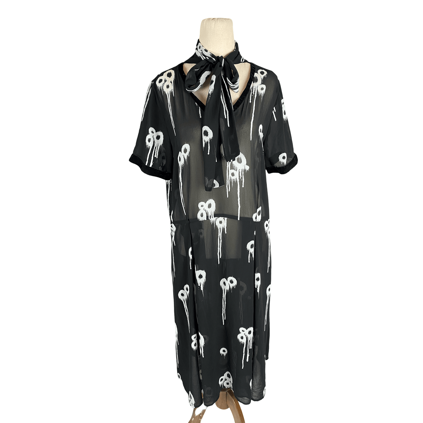 Trelise Cooper Austin Flower sheer dress | size 10-12