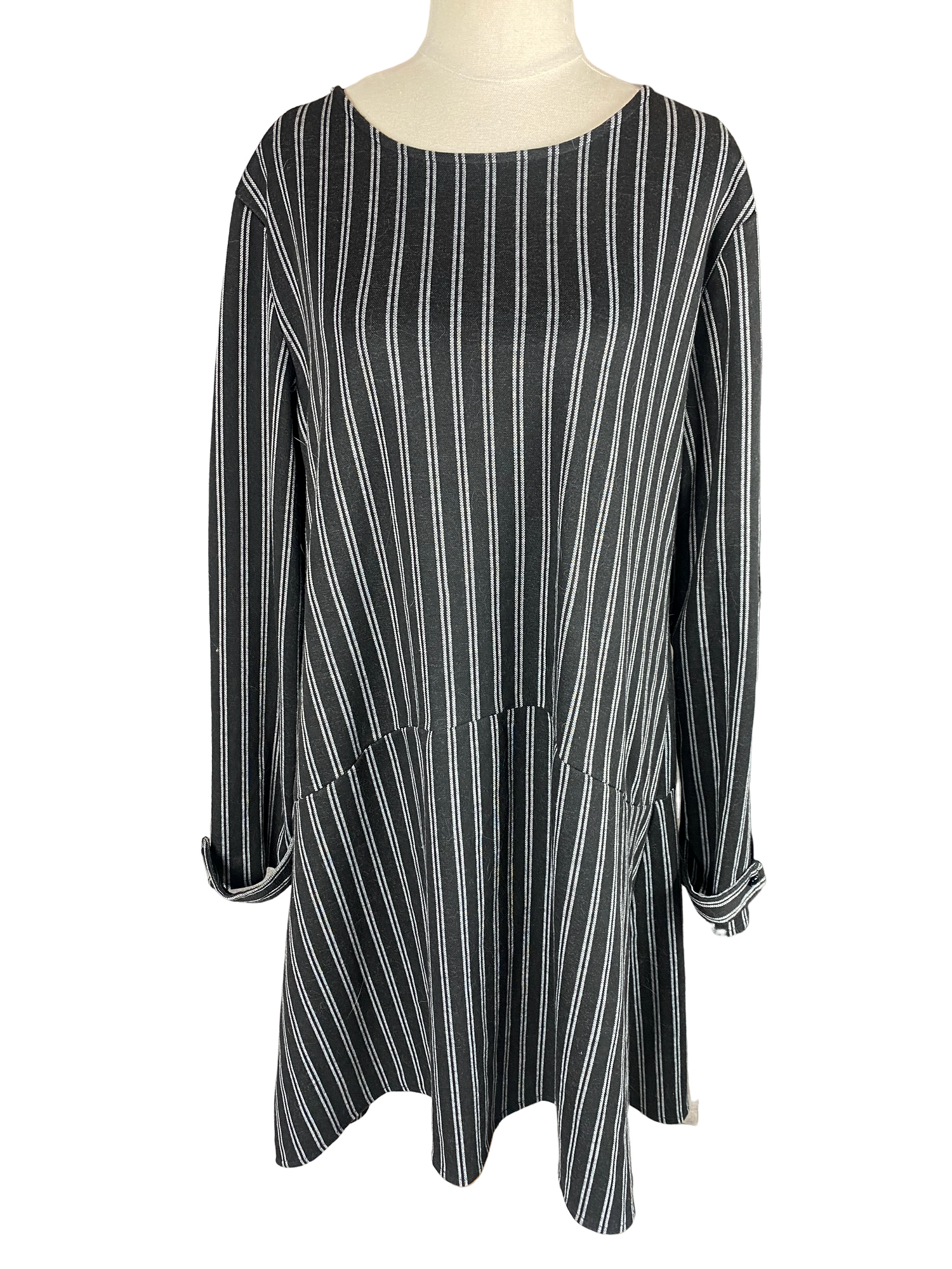 Brave + True black and white stripe dress | size 14