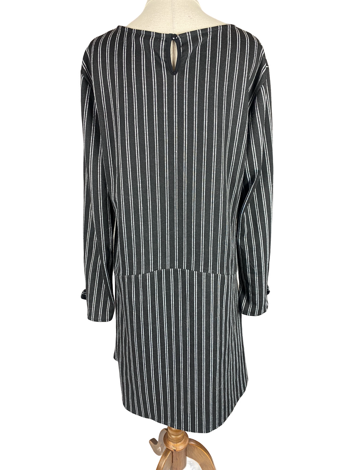 Brave + True black and white stripe dress | size 14