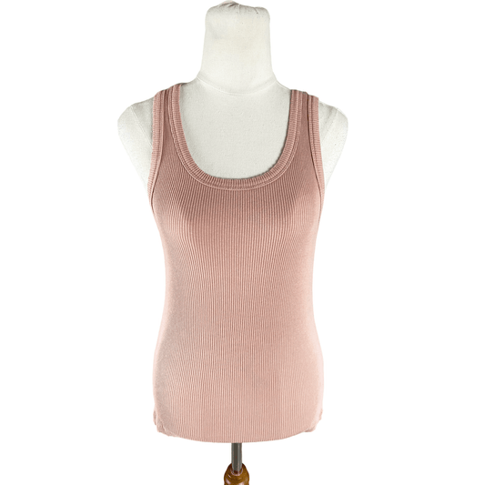 Dear Dylan dusty pink rib tank | size 8