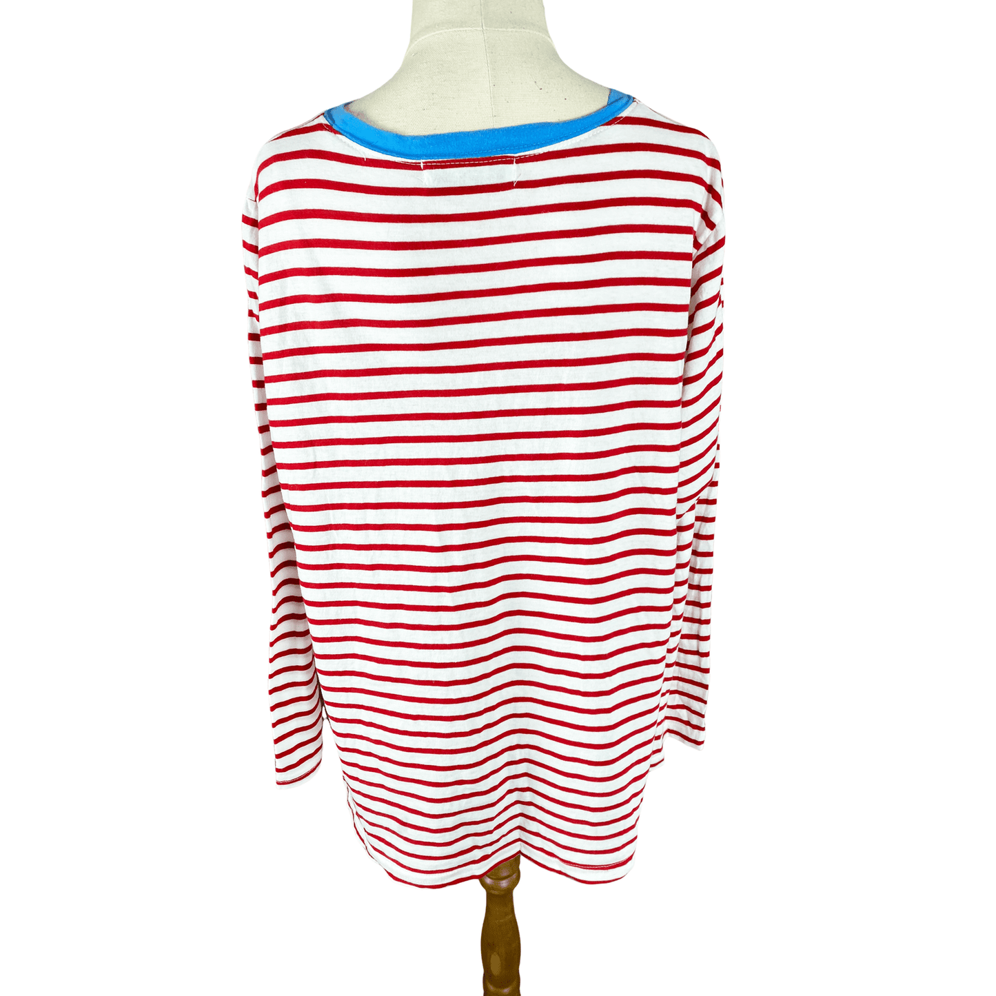 Holy Chic red and white stripe long sleeve tee | size 12-14