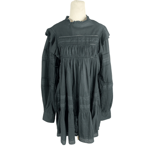 Maurie & Eve black cotton smock dress | size 12