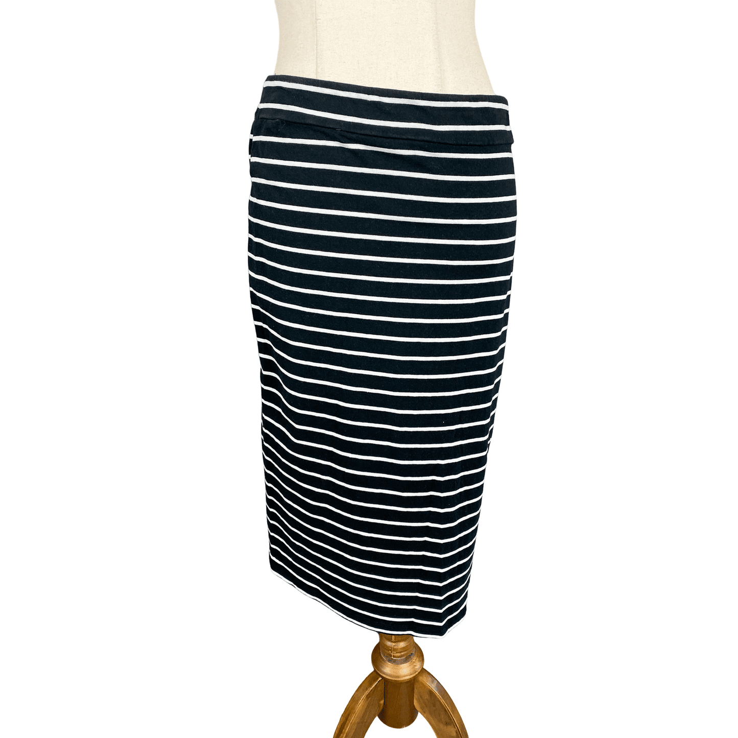 Betty basic black and stripe skirt | size 14