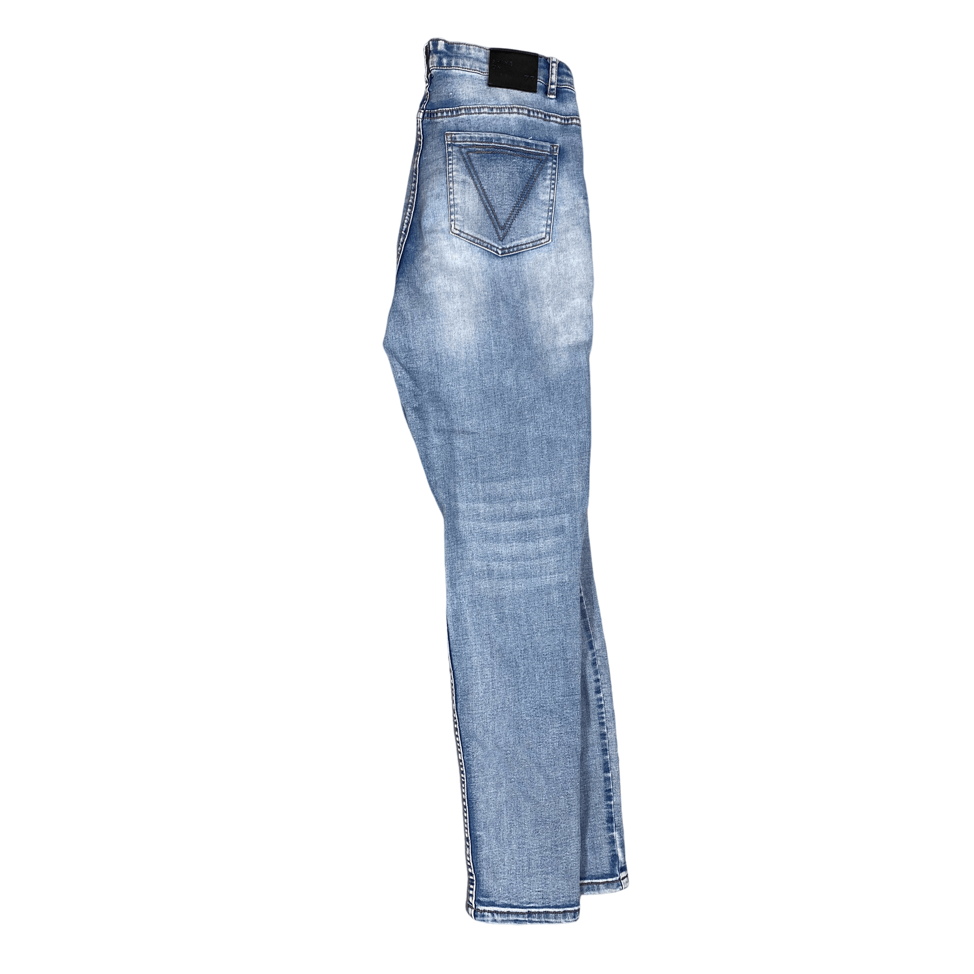 Shine On skinny distressed jeans | size 14