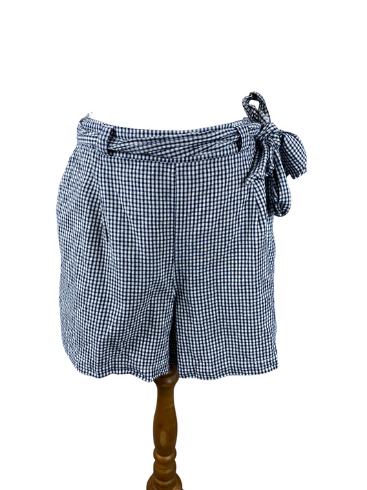 Max linen-blend shorts | size 14