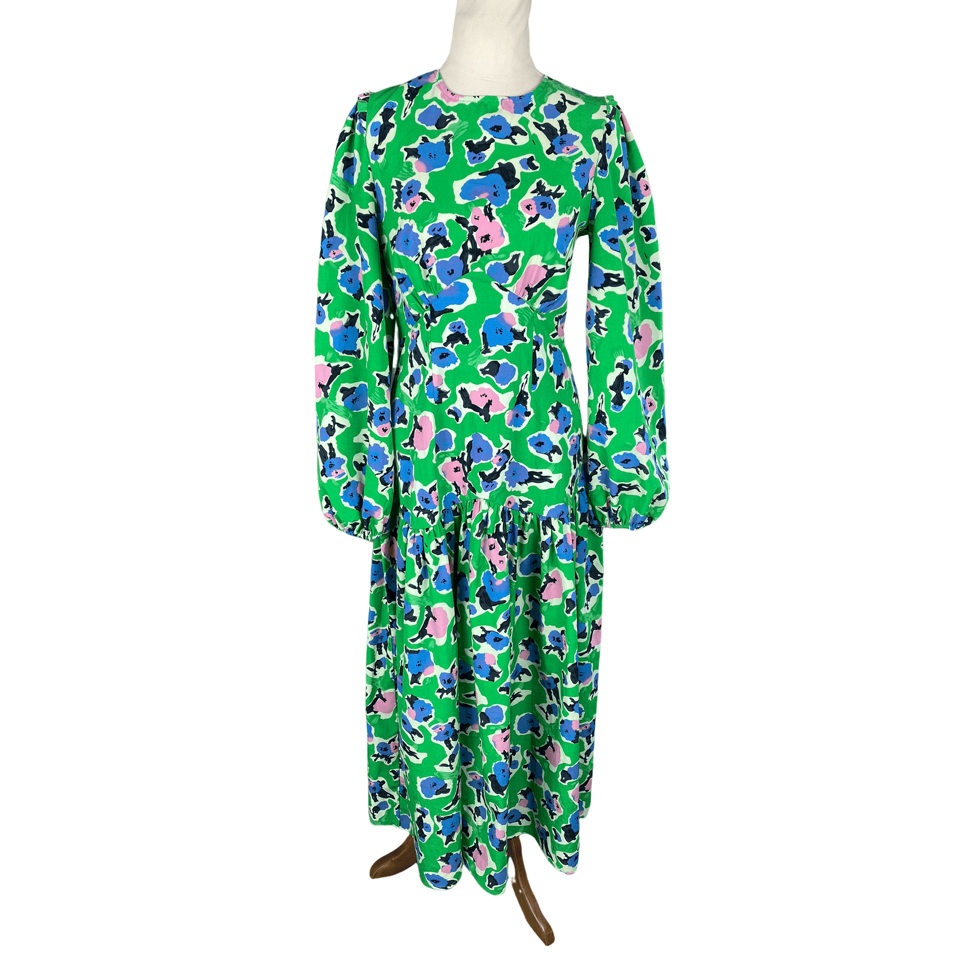 Never Fully Dressed green print dress | size 8