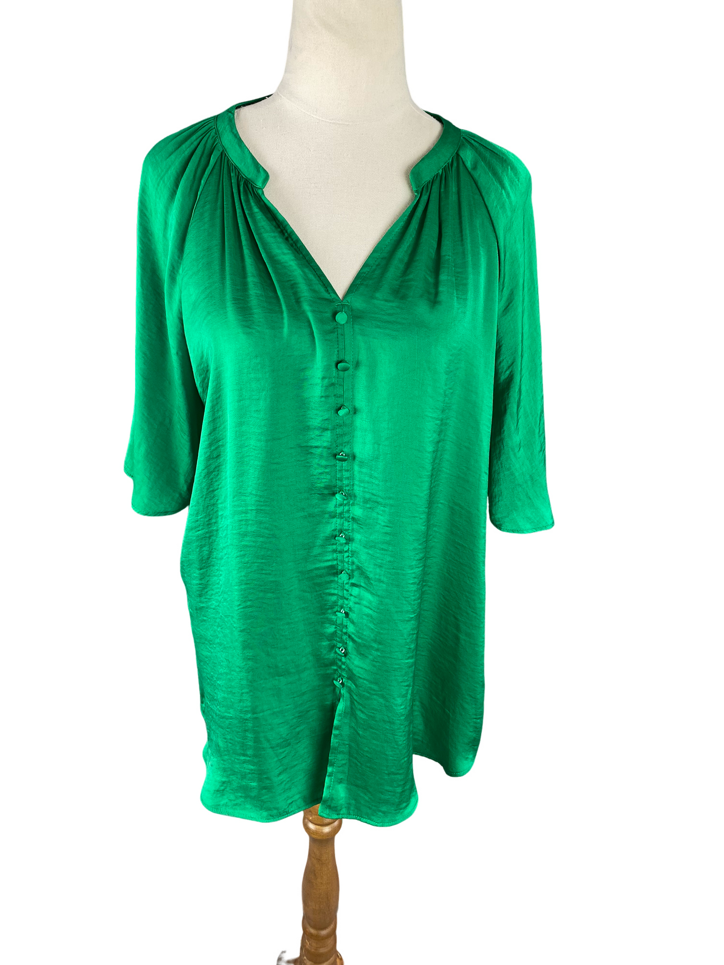 Whistle green short sleeve shirt | size 12