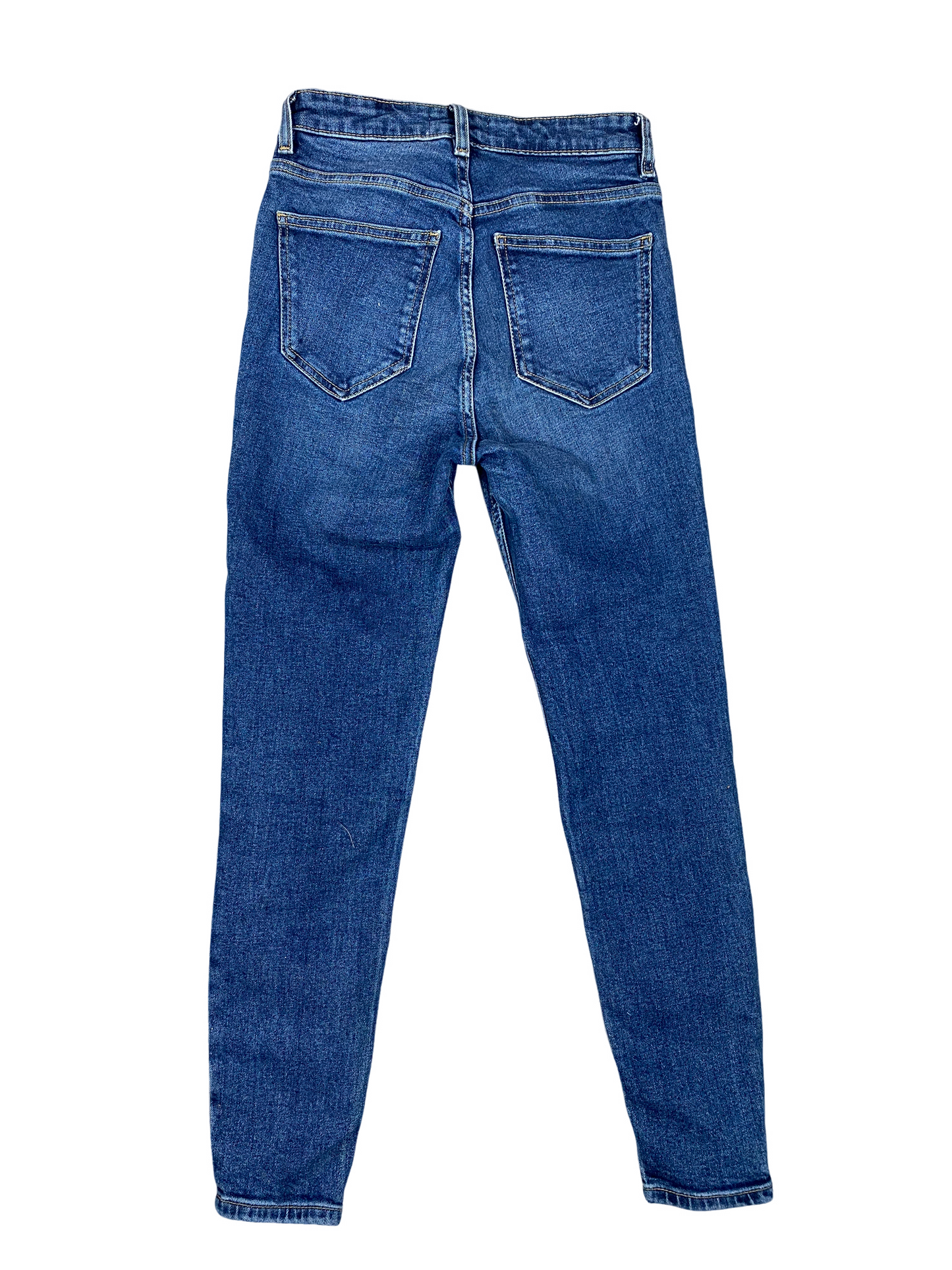 Zara blue 3/4 skinny jeans | size 6