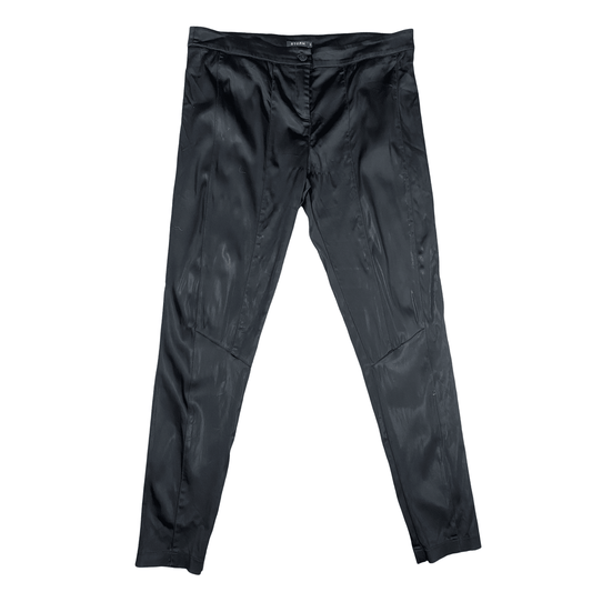 Storm leather look "wet" skinny pants | size 14