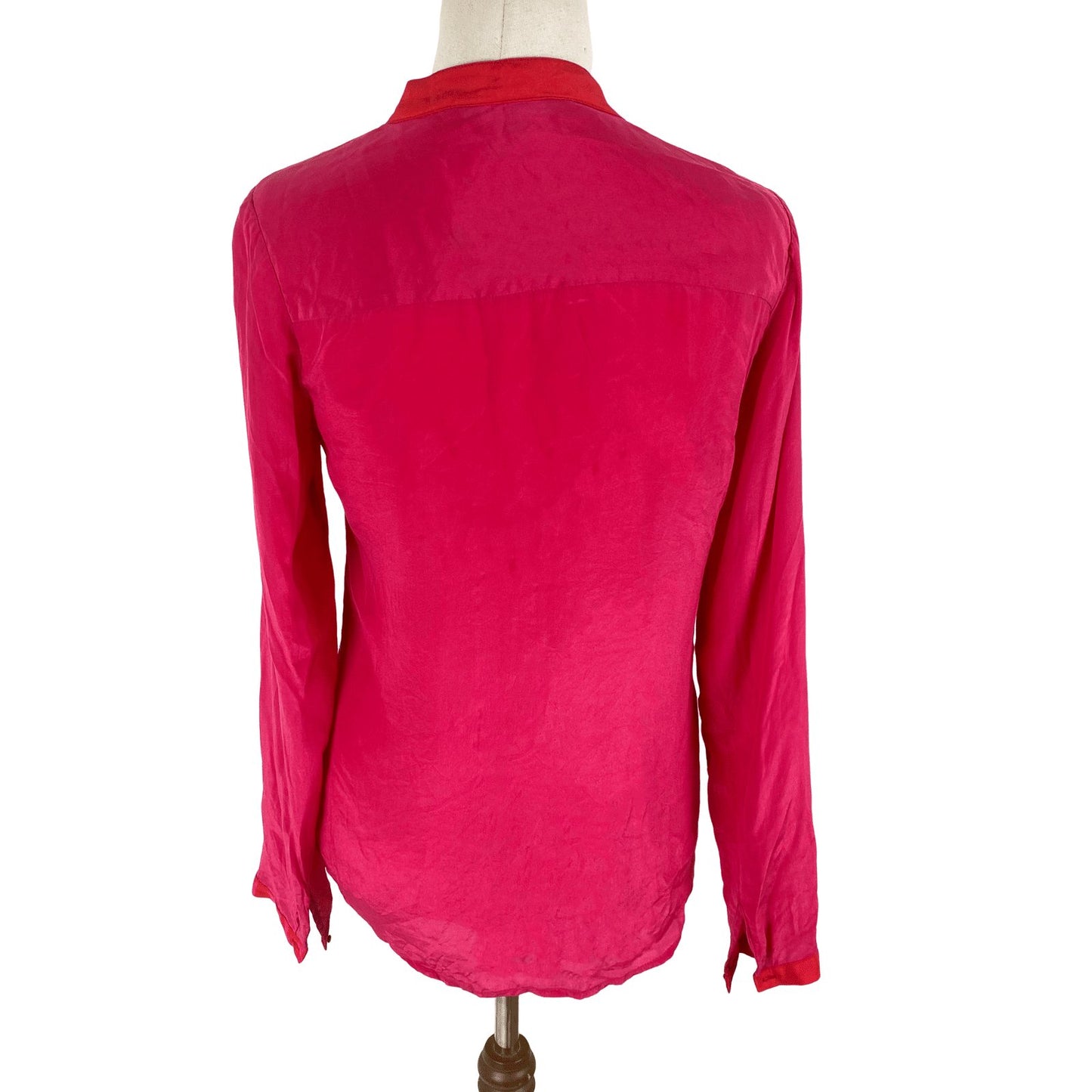 Max silk pink and red long sleeve | size 8