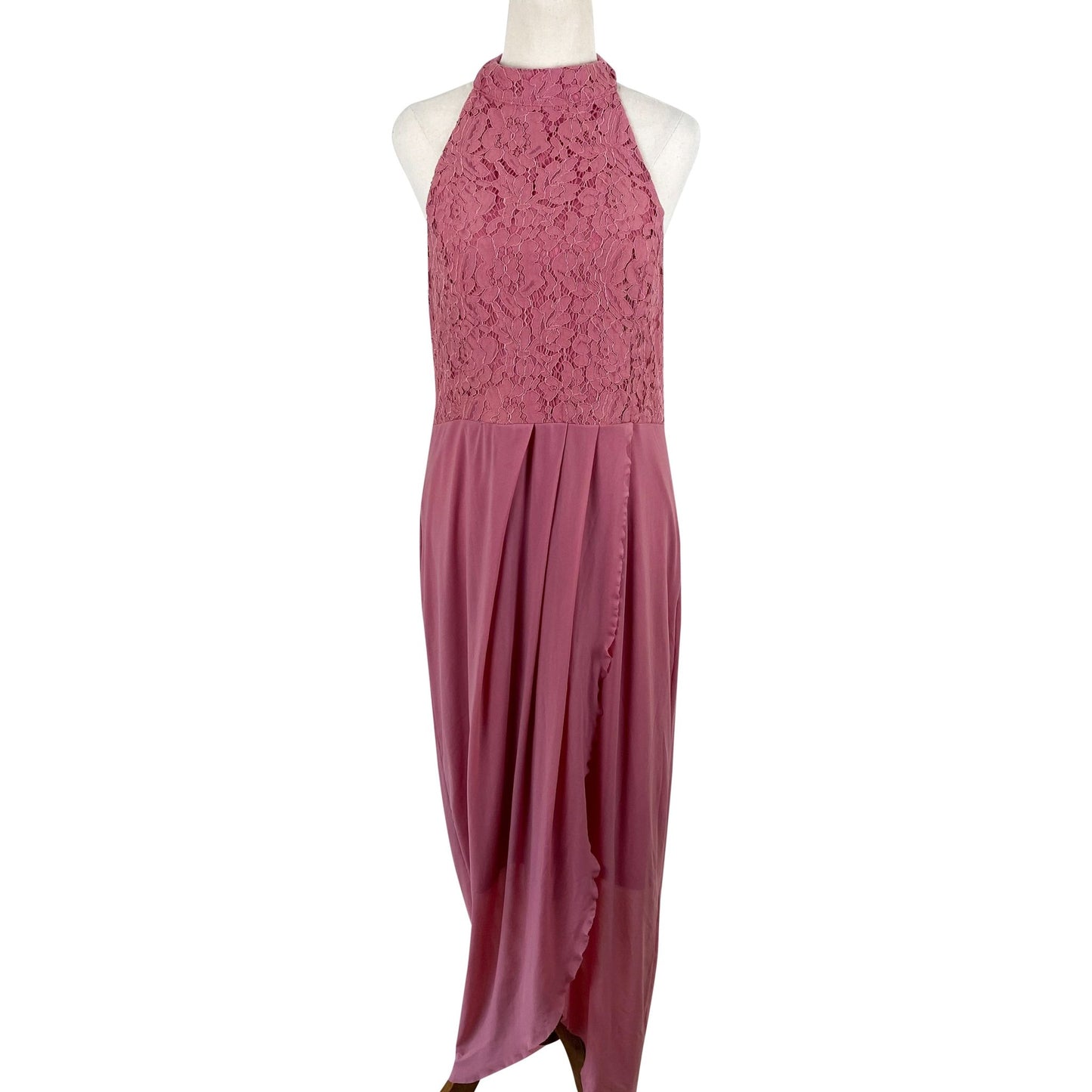 Pagani pink halter dress | size 14