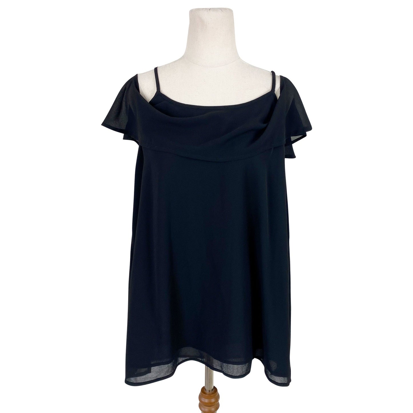 Mango Ana Ruffle Top | size 12 - new with label