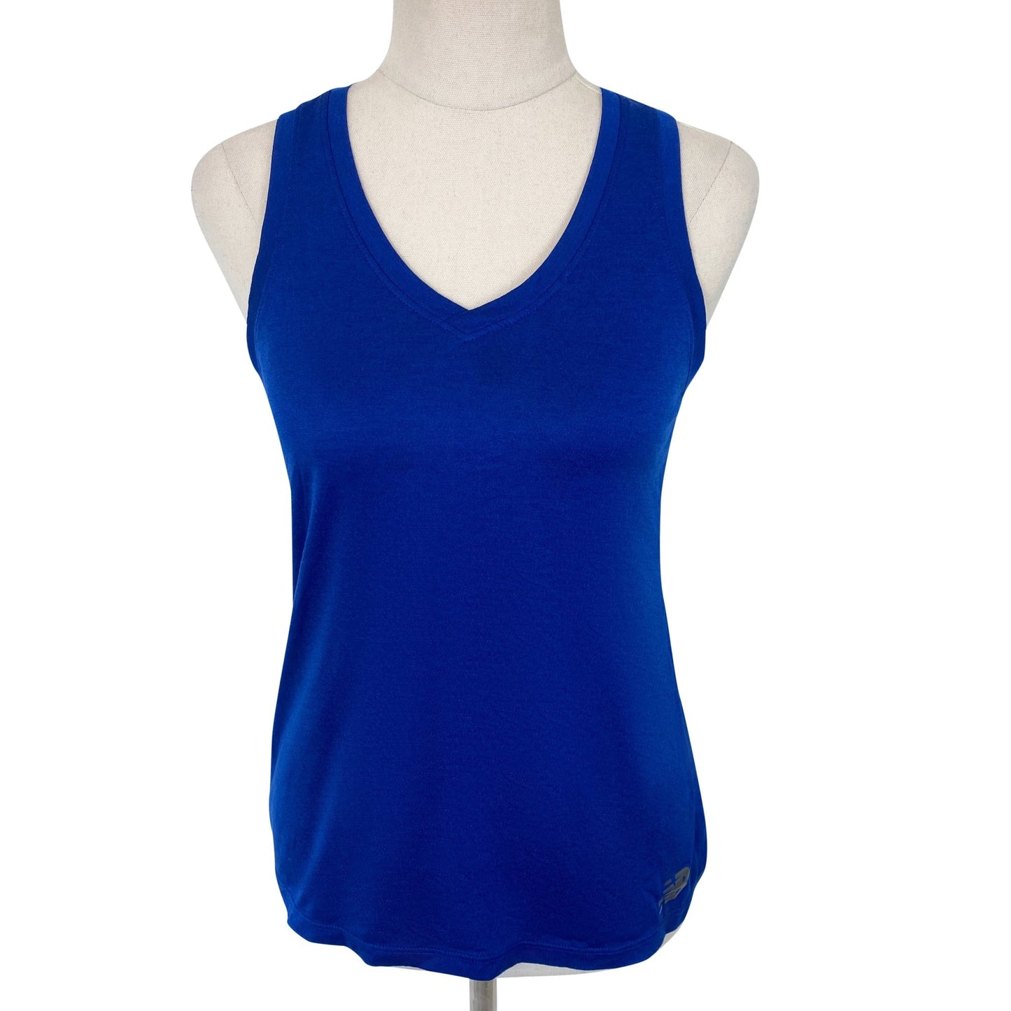 New Balance blue v neck top | size 6