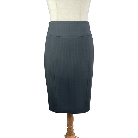 Portmans back pinstripe pencil skirt | size 6