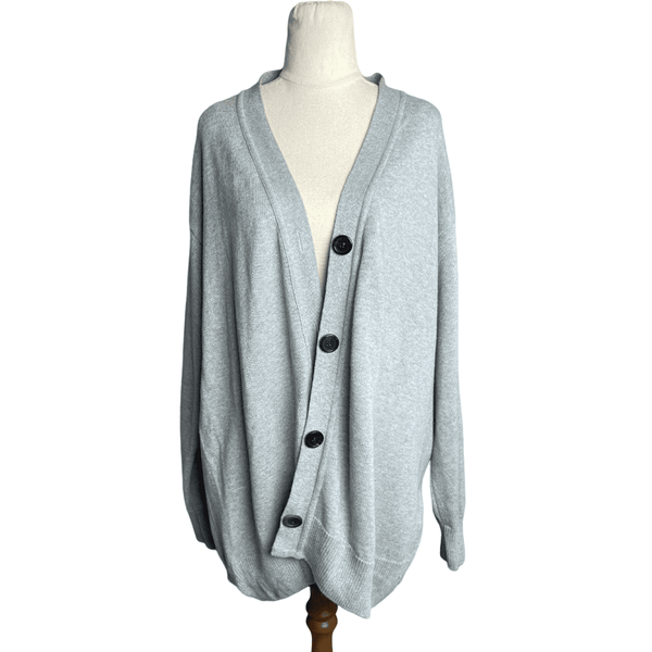 Juliette Hogan grey cardigan | size 10-12 – the thrift store