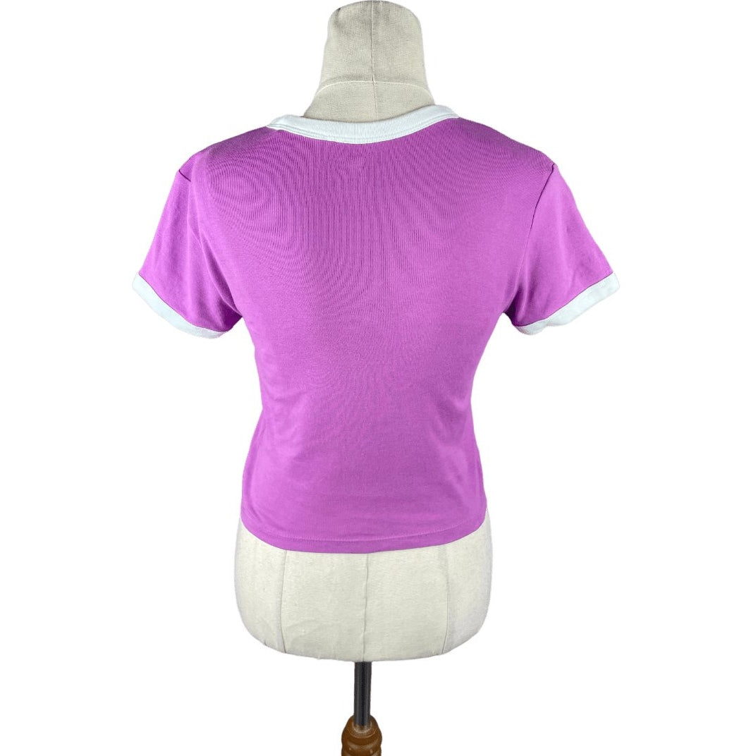 Levi purple crop top | size 8