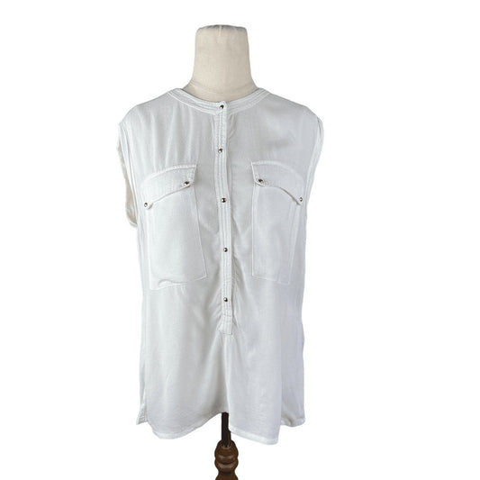 Mango white blouse | size 10