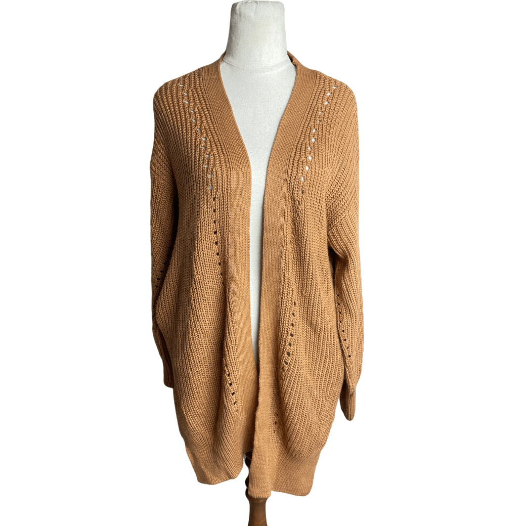 Milk Bar coffee knit cardigan | size 6