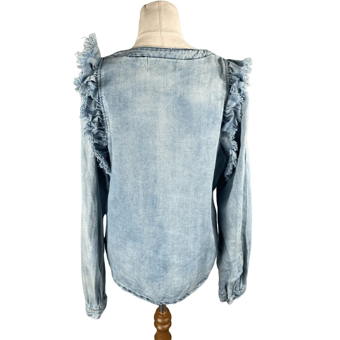 One Teaspoon flared denim jacket | size 8-10