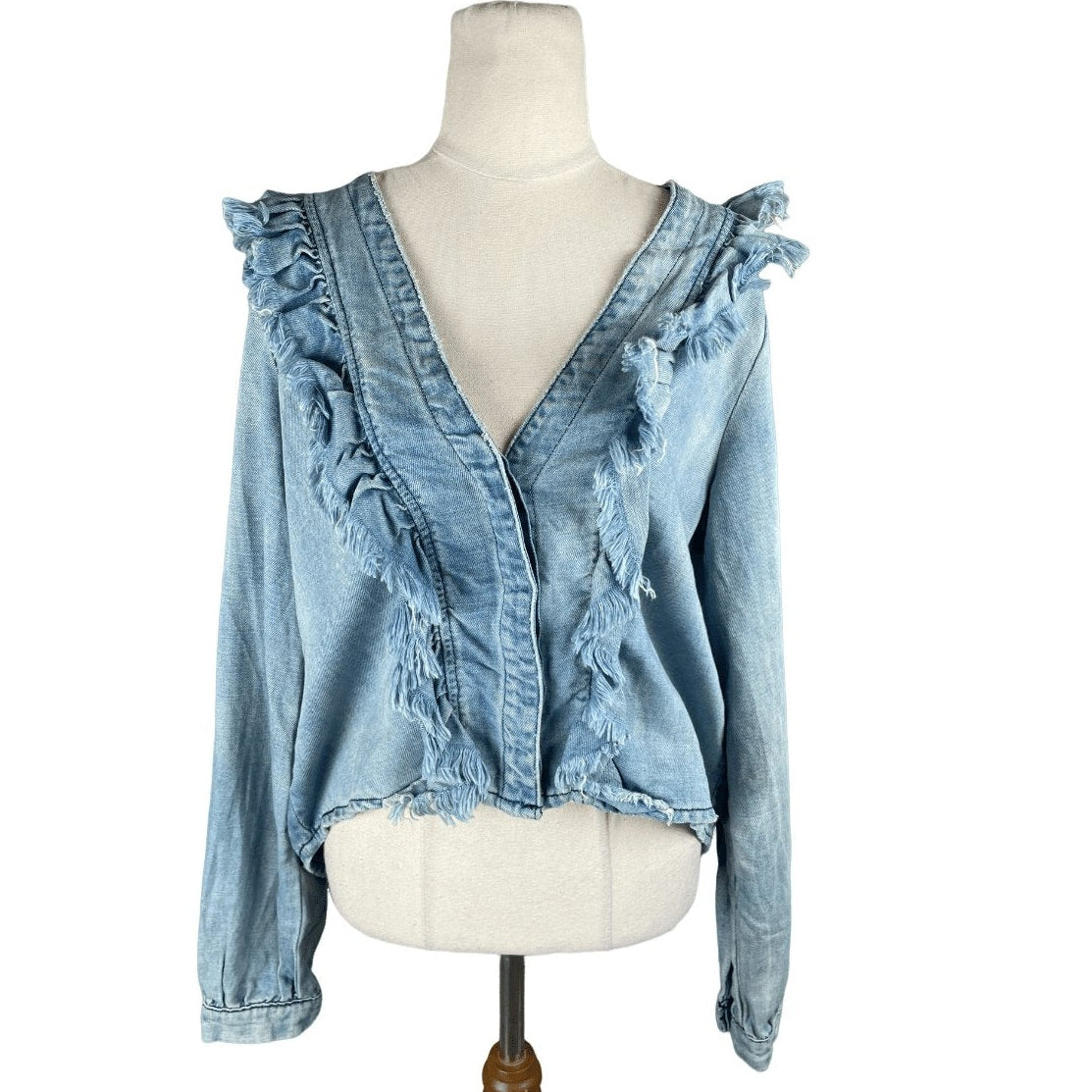 One Teaspoon flared denim jacket | size 8-10