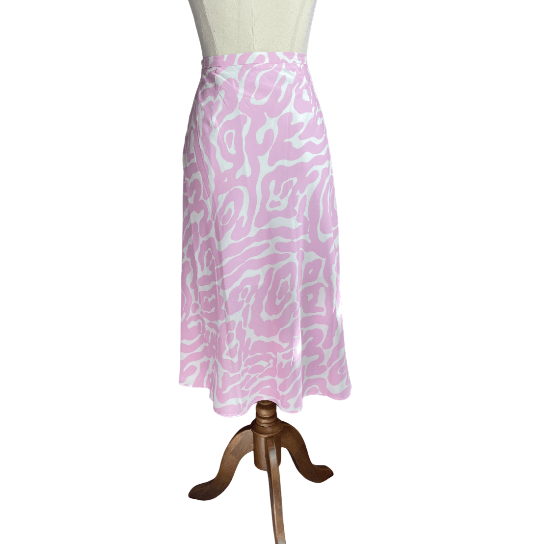 Pia pink and white skirt | size 8-10