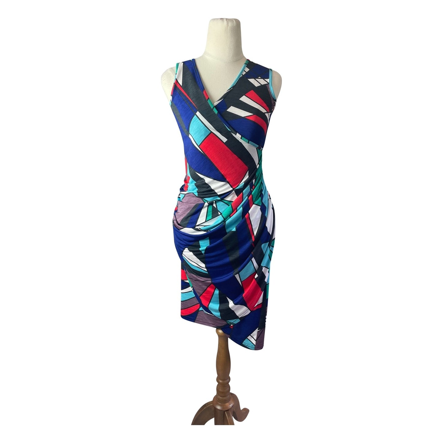 Robyn Mathieson multi coloured dress w/ pockets | size 8