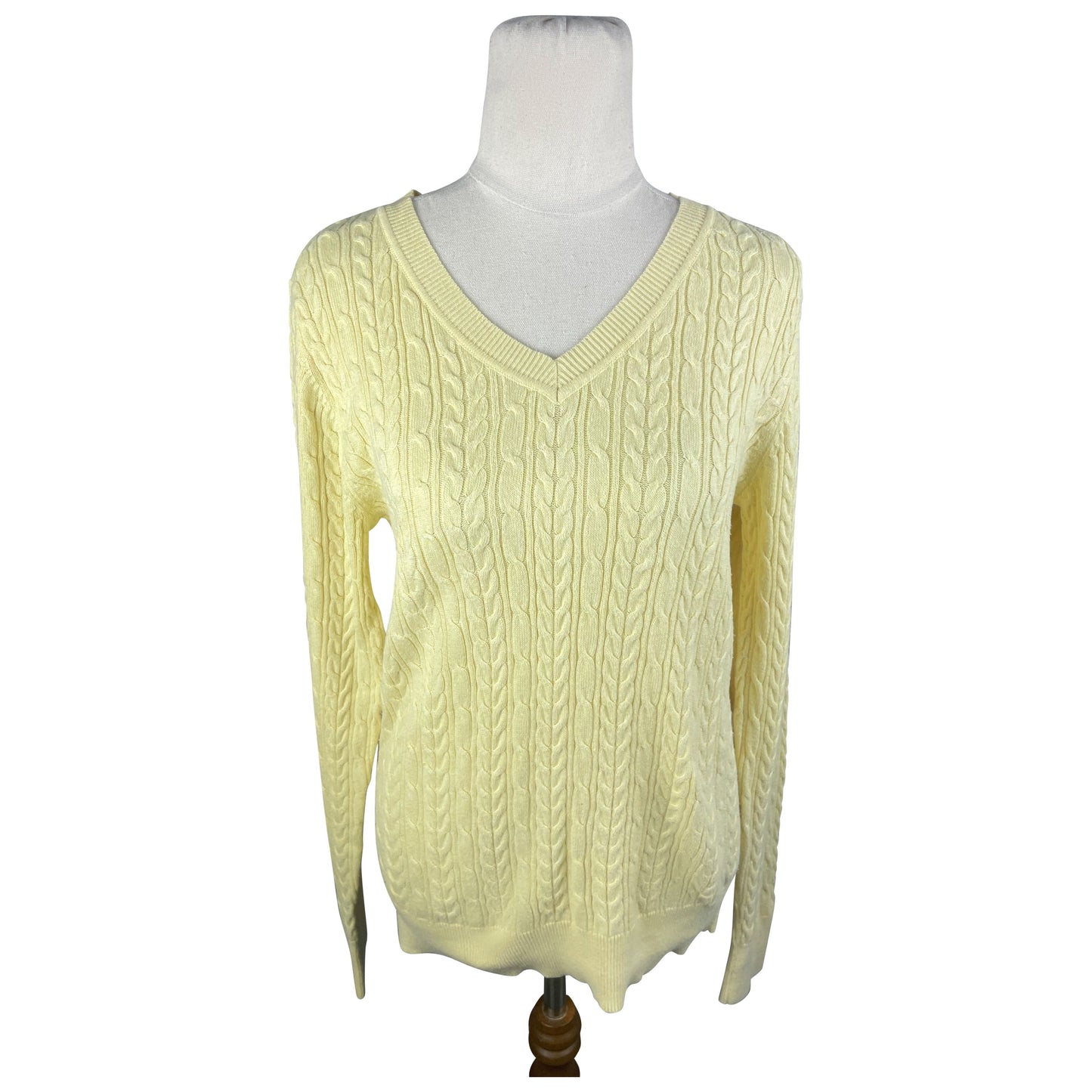 Sonoma lemon V neck knit jumper | size 10-12