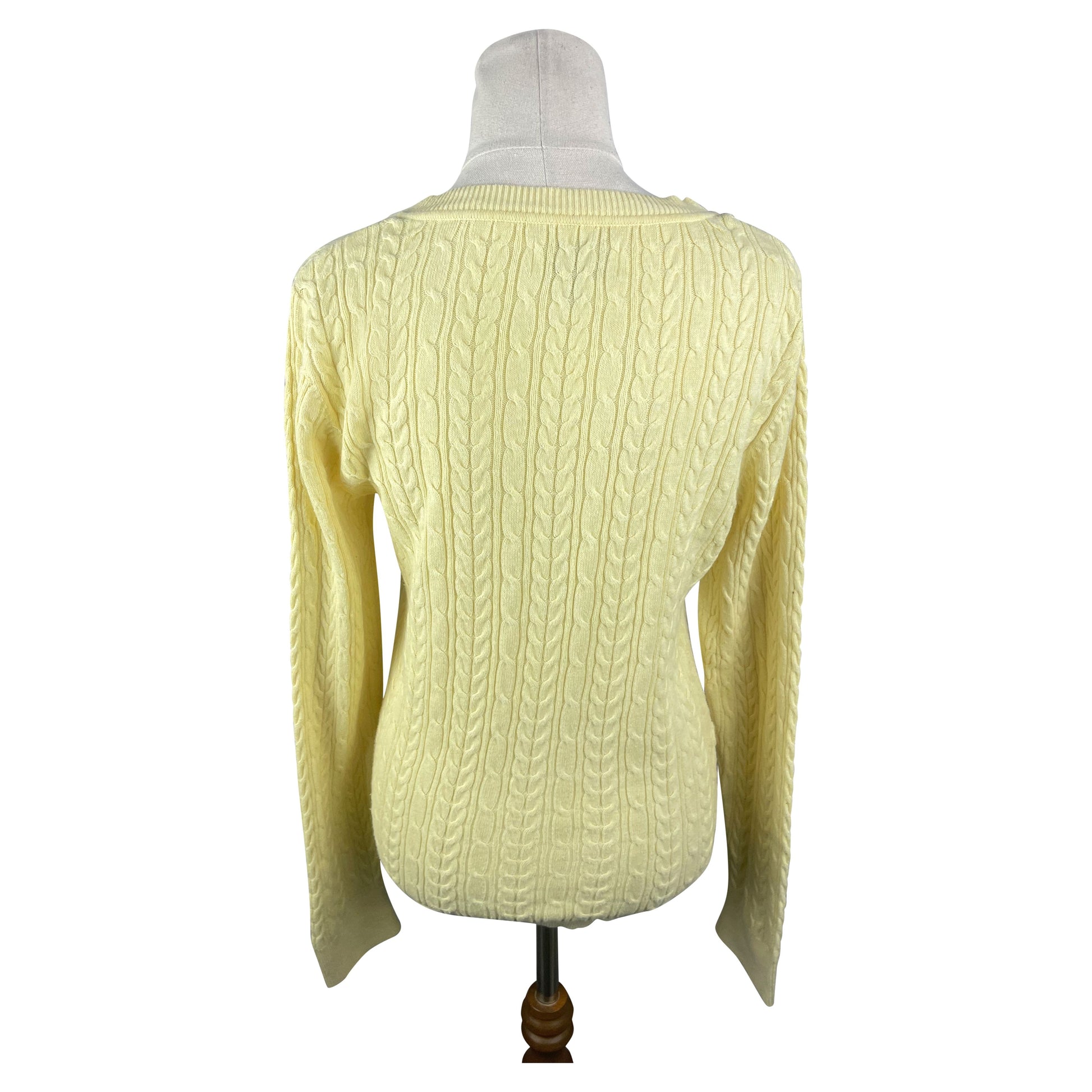 Sonoma lemon V neck knit jumper | size 10-12