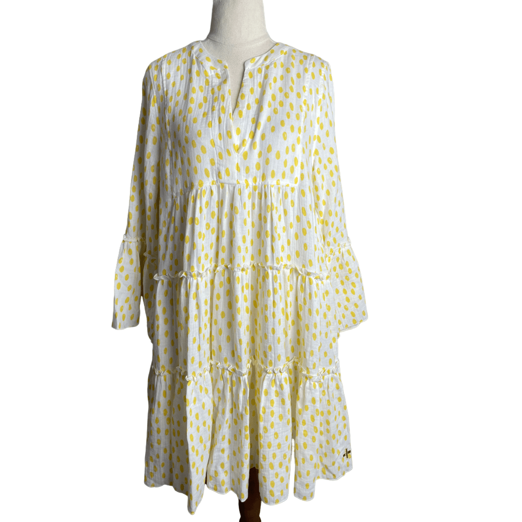 Stella & Gemma yellow polka dot dress | size 12