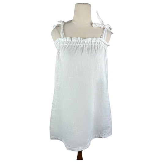 Subtitled white dress| size 6-8