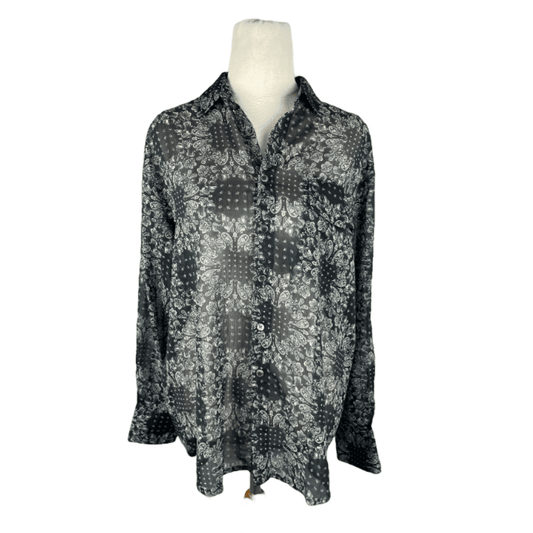 Superette paisley sheer shirt | size 6