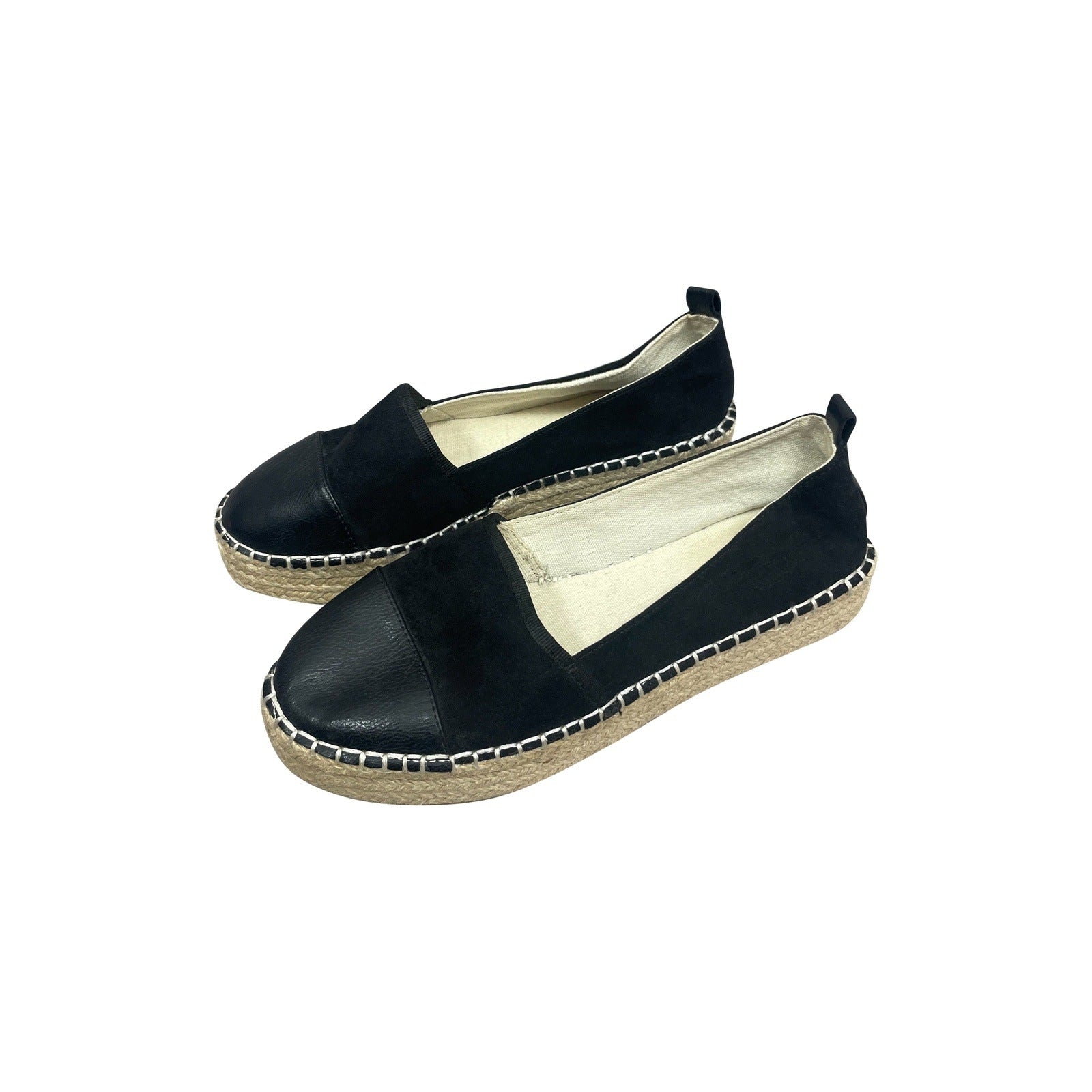 Topshop black platform espadrilles | size 8 or EU 38-39