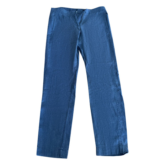 Trenery blue denim look trousers | size 8