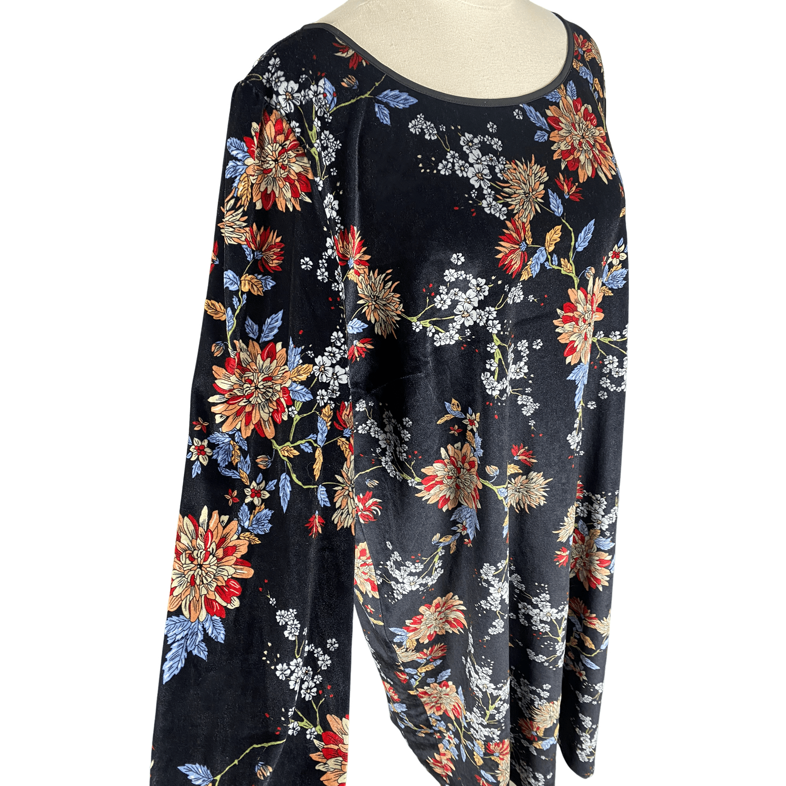 Tuesday velvet look floral dress | size 18