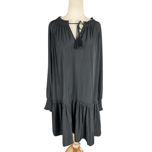 Unbranded black midi dress | size 16