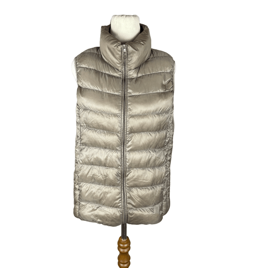 Uniqlo quilted puffer vest - duck down | size 10-12