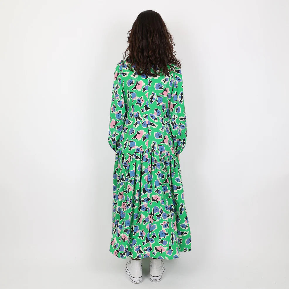 Never Fully Dressed green print dress | size 8