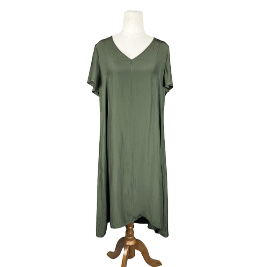 Layerd olive dress | size 10