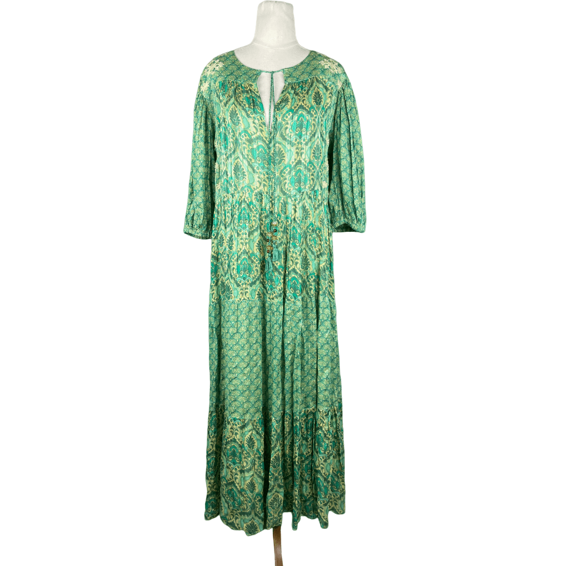 Zara green smock dress | size 8-10