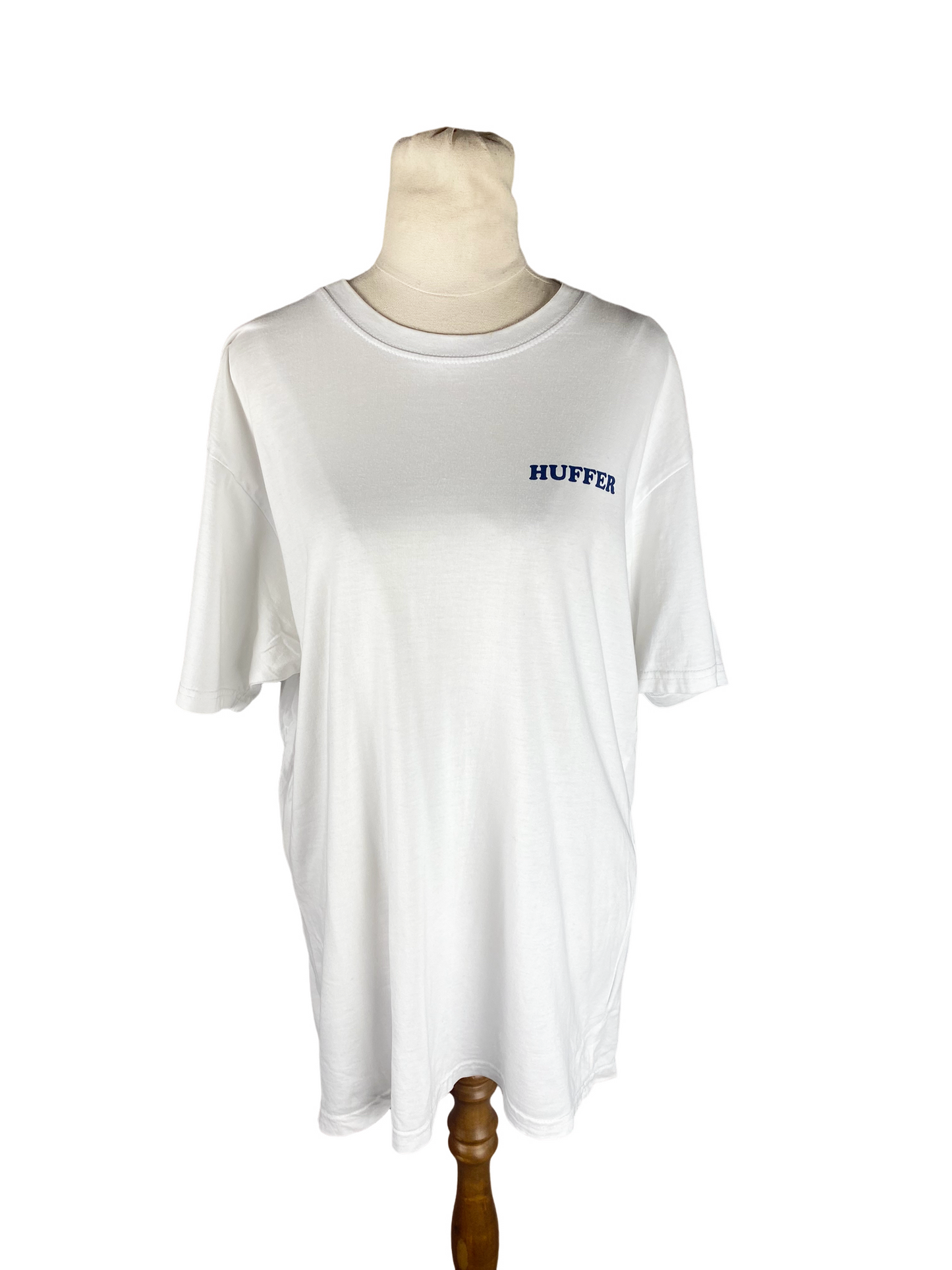 Huffer white tee size mens large