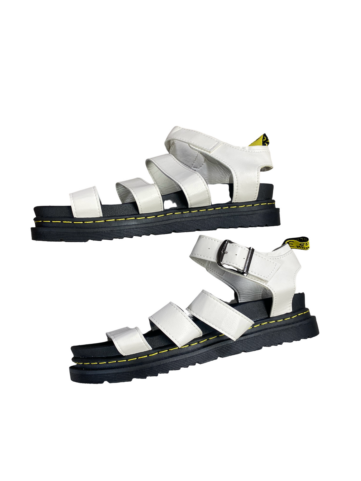 White sandals - as new | size 9 or 40