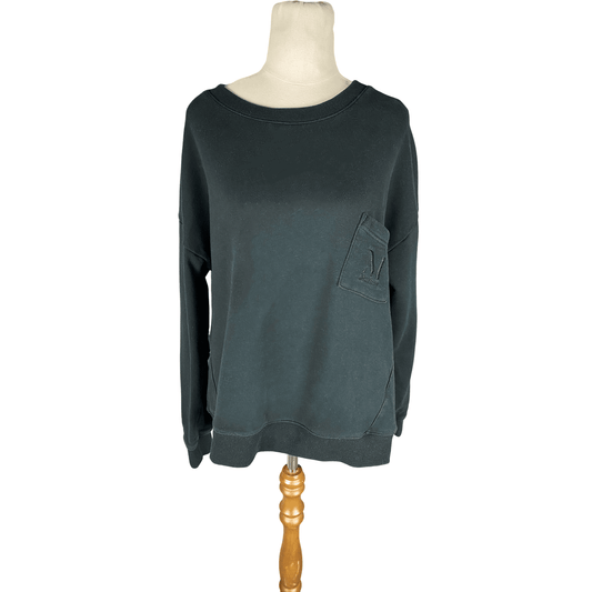 Marlow black crew neck jumper | size 12