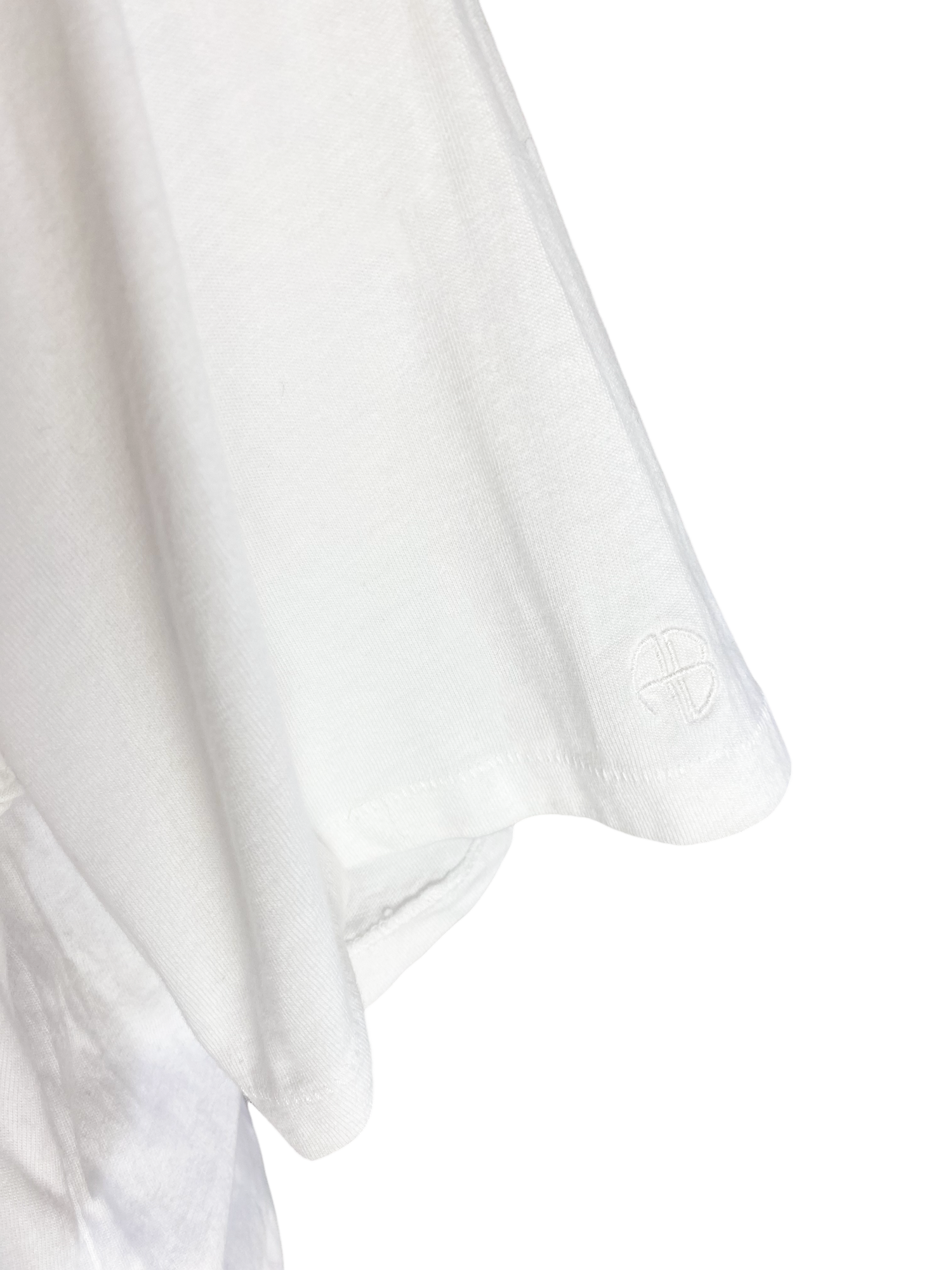 Anine Bing white cotton tee | size 8-10