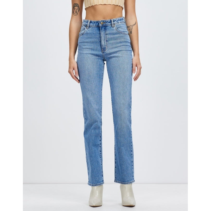 Rollas Original High Rise Straight Jean | size 10 RRP $169