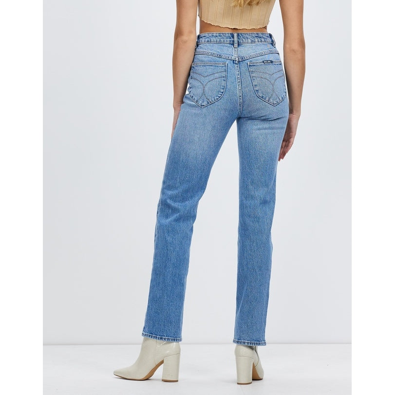 Rollas Original High Rise Straight Jean | size 10 RRP $169