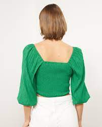 BNWT - Atmos&Here Joelle Puff Sleeve Top | size 12