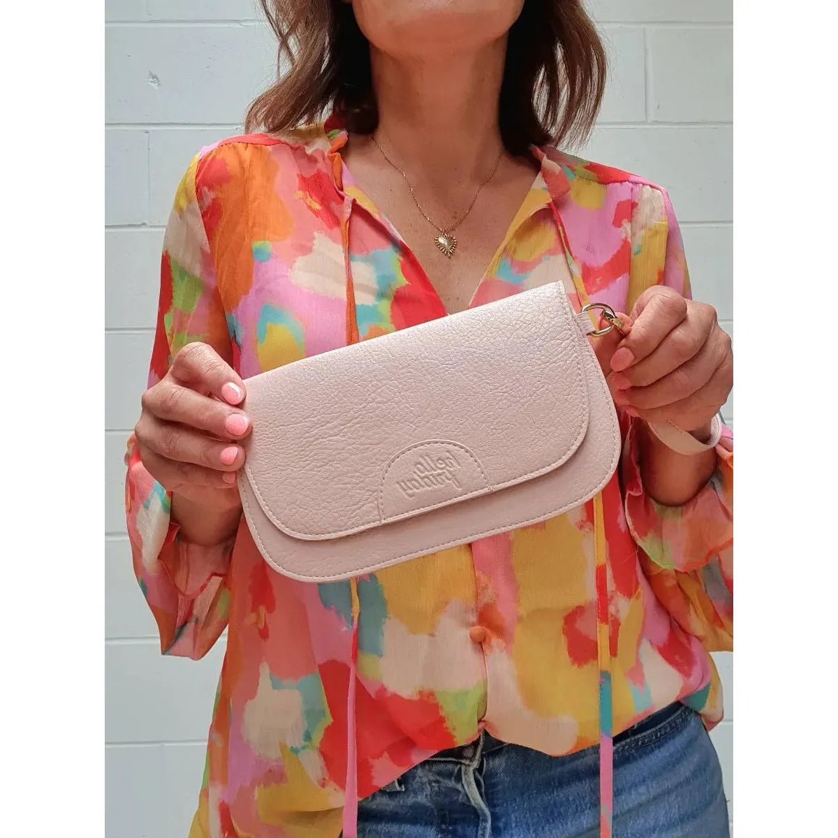 hello friday Millie Clutch Wallet - Blush