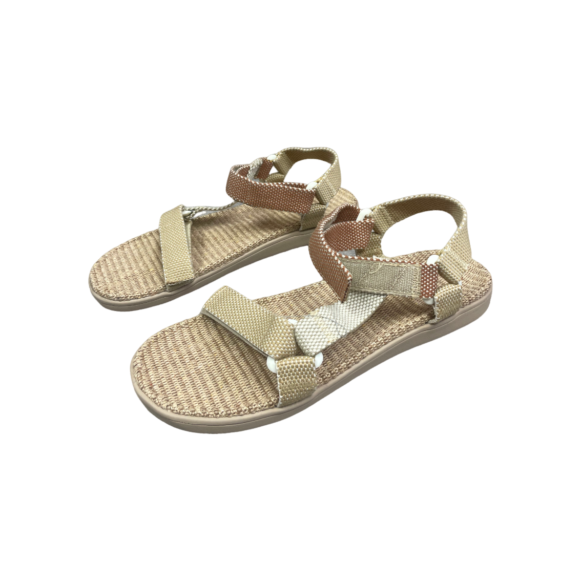 Lovelies cream canvas sandals | size 8.5 or EU 39